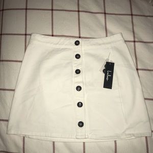 Lulus twill mini-skirt - medium